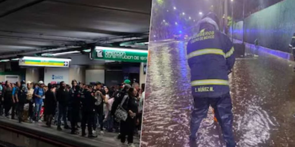 Línea 8 del Metro CDMX, paralizada tras la fuerte inundación