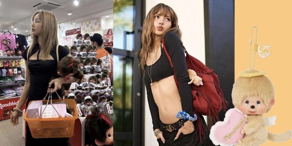 lisa-blackpink-adios-labubu-monchhichi