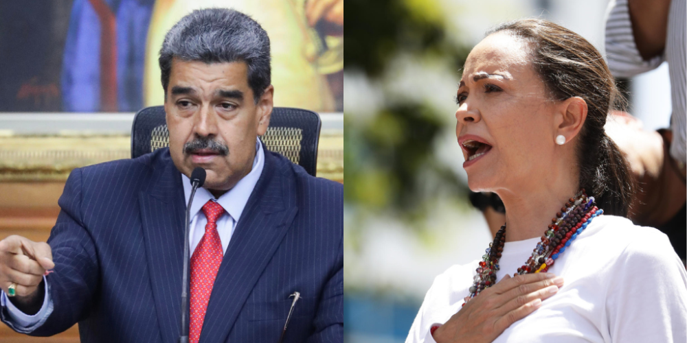 nicolas-maduro-Maria-Corina-Machado