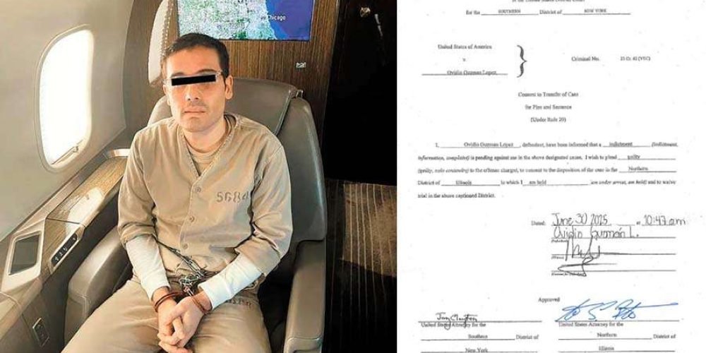 Ovidio Guzmán se declara culpable en EE.UU. y evita juicio