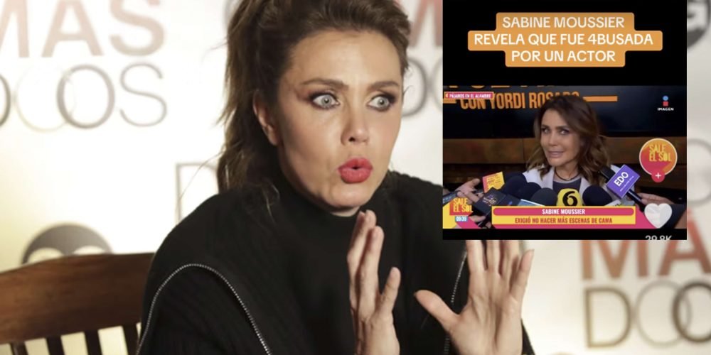 Sabine Moussier revela abuso sexual durante escena de telenovela