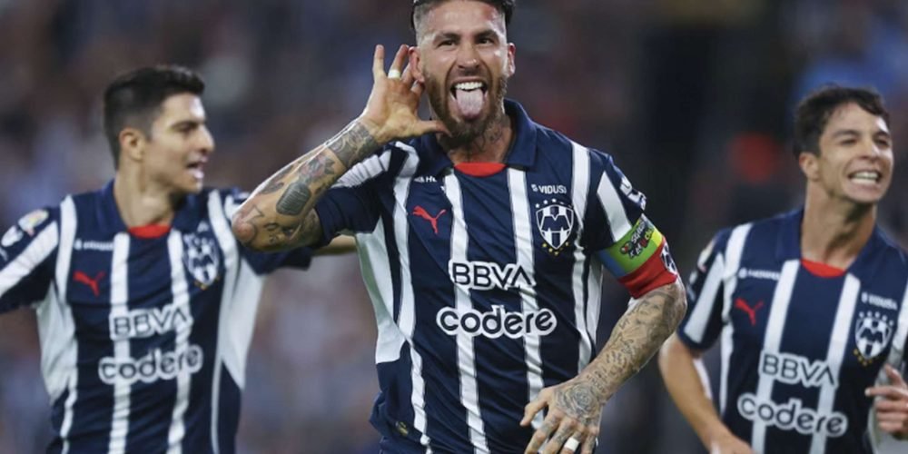 Sergio Ramos marca gol en victoria de Rayados ante Santos Laguna (4-2)
