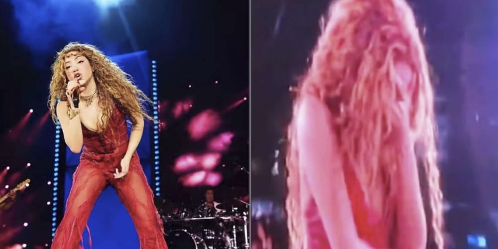 Shakira rompe en llanto en su concierto en México