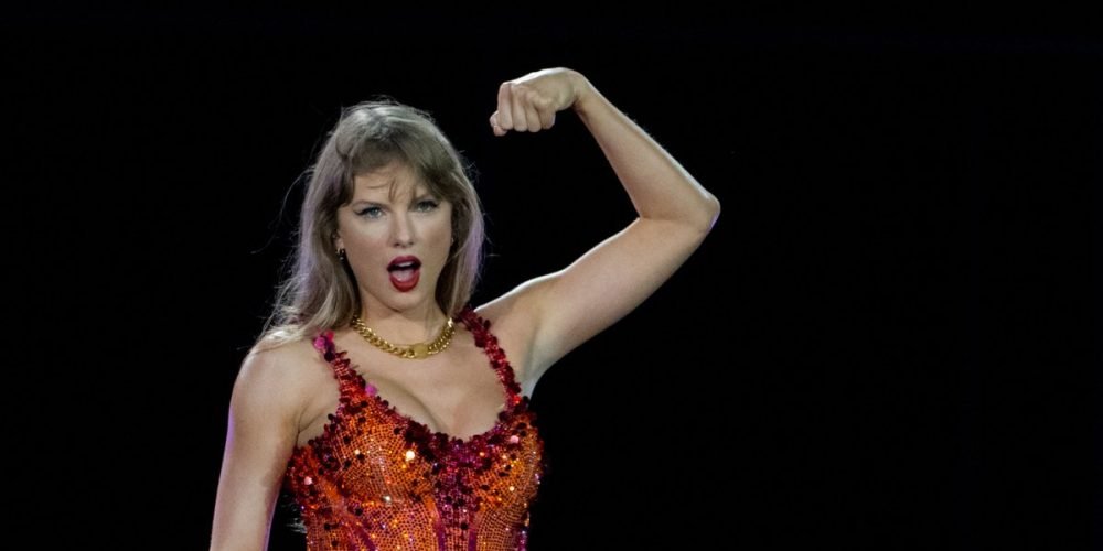 Taylor Swift voz marca comercial IA