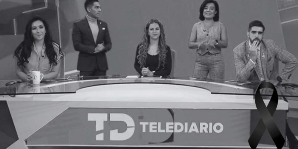 Telediario llora a Karen Gabriela, joven productora fallecida a los 27 años