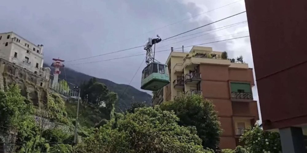 Tragedia en Monte Faito: teleférico cae al vacío y deja 4 muertos en Italia