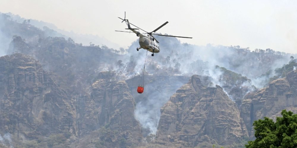 Incendio forestal en el Tepozteco: más de 100 hectáreas afectadas