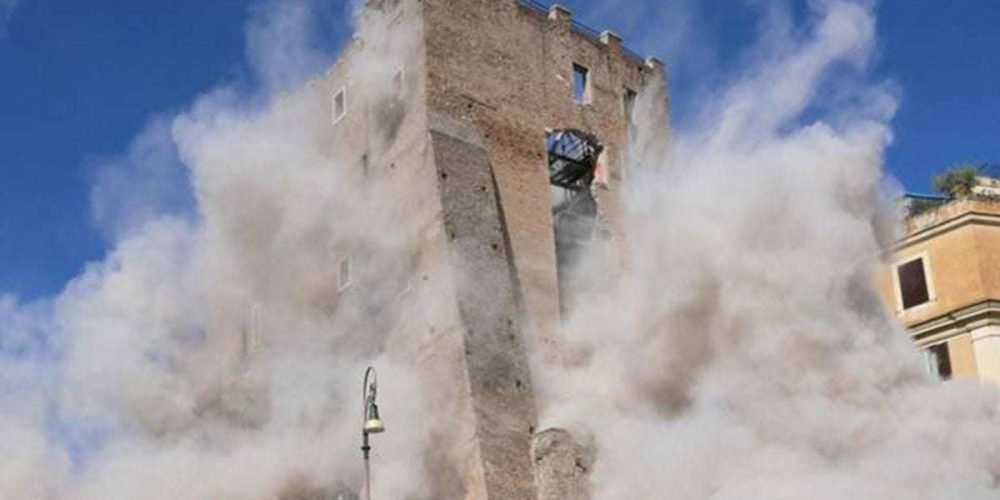trabajador-muerto-derrumbe-torre-dei-conti-roma