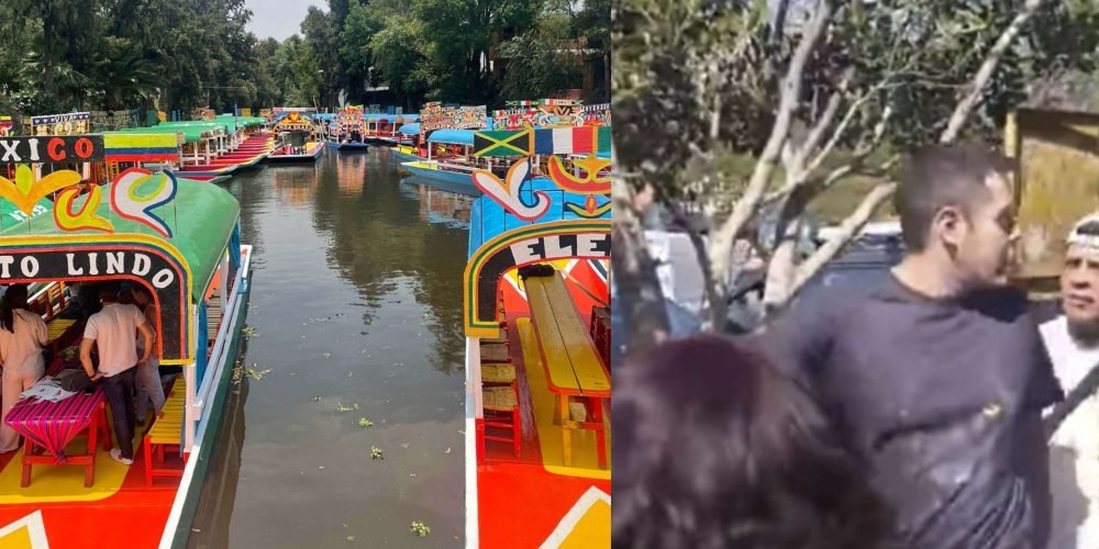 Violencia en Xochimilco: Remeros golpean a turista y se vuelve viral