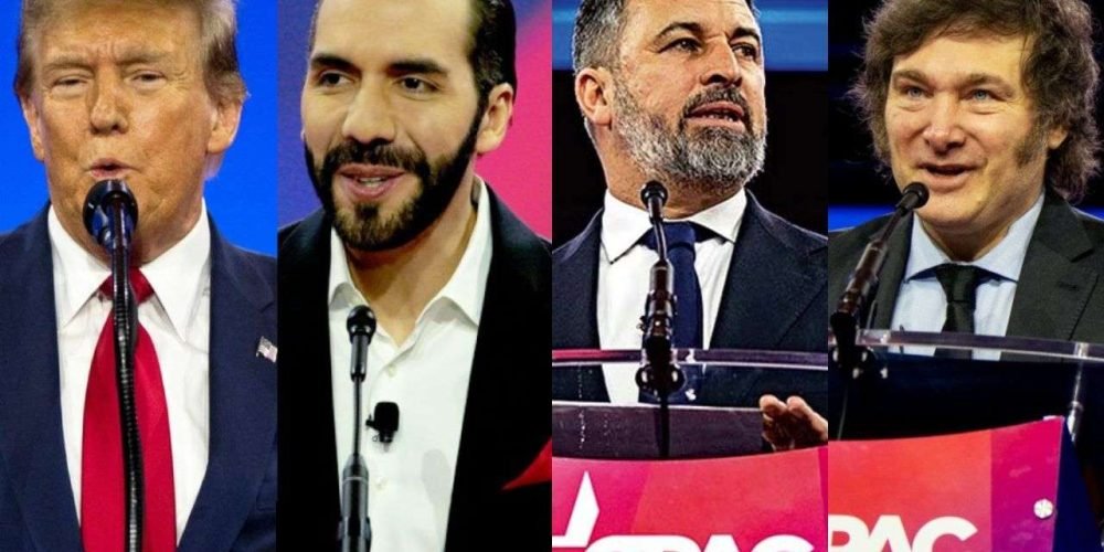 trump-bukele-abascal-milei-presidentes-radicales